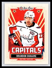 2025-26 O-Pee-Chee #155 Brandon Duhaime Retro Washington Capitals