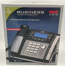 RCA Model 25423RE1 Four Line Corded Business Expandable Phone Business ViSYS NEW