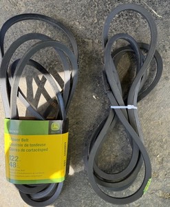 2-NEW GX21833 JOHN DEERE OEM 48 DECK DRIVE BELT D140 D150 D160 L120 L130 145 155