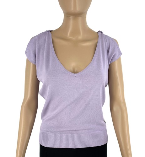 Haut Femme Daisy Fuentes Plus – Taille 2X – Violet – Sans Manches – Neuf Avec étiquette