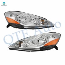 Headlights Assembly For 2006-2010 Toyota Sienna 6 Cyl With Bulb Halogen