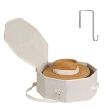 Hat Storage Box for Women and Men, Hat Box for Travel and Storage, Collapsibl...