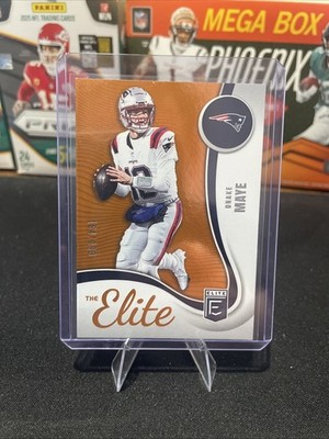 2025 Panini Donruss Elite Drake Maye Orange /199 The Elite #7 - Patriots