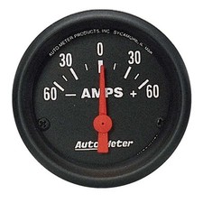 Auto Meter 2644 One Z-series Ammeter 60-0-60 Amps 2-116 In Performance