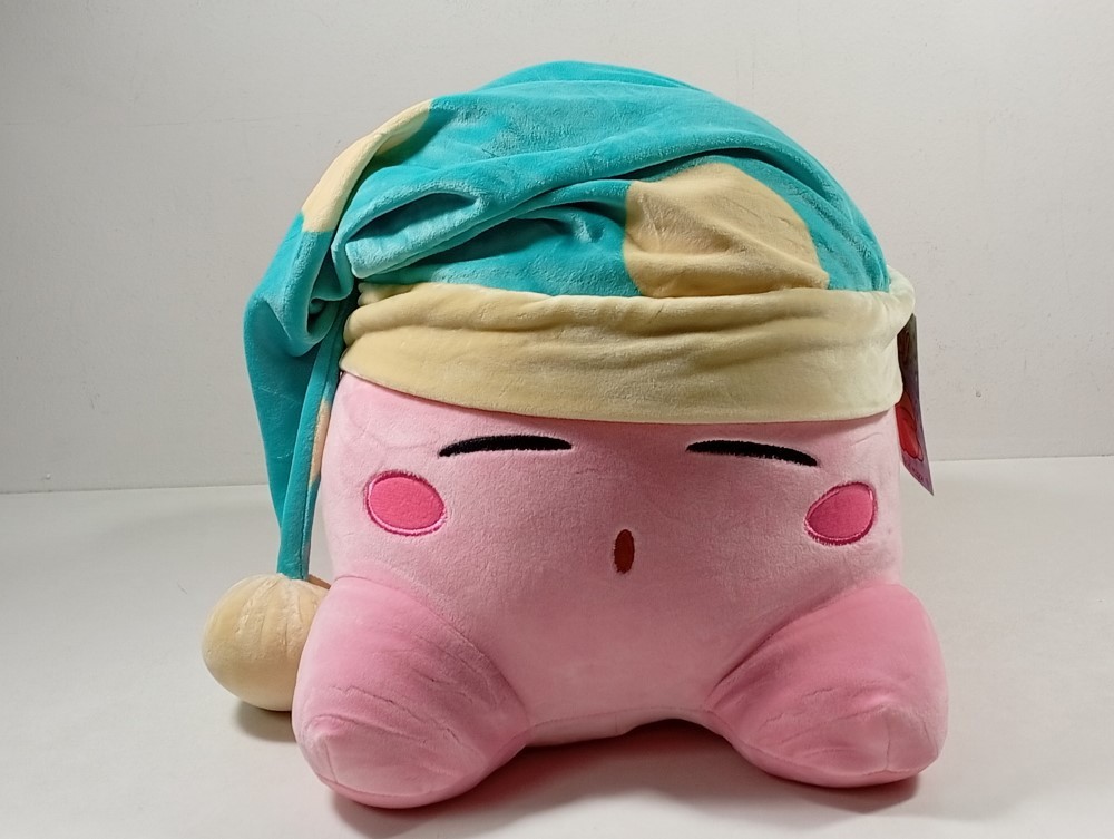 Peluche Kirby Sleeping doudou rose de 30 cm pour cadeau anniversaire ado - 3