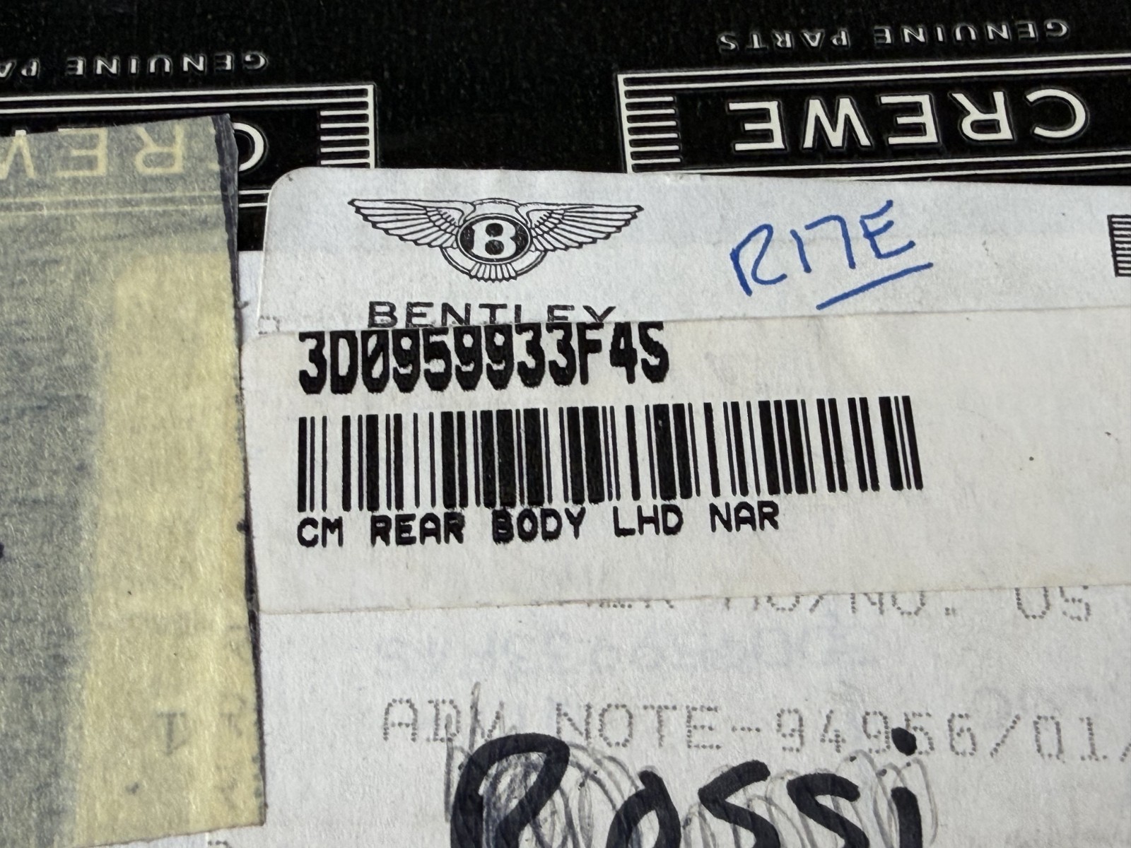 New! 2003-2012 Bentley Continental Comfort Body Control Module OEM (3D0959933F)