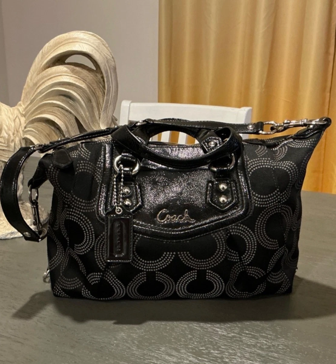 Coach Madison Satchel/Top Handle Bag Floral Bags & Handbags for