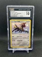 POKEMON CARD TYPE: NULL HOLO 45 HIDDEN FATES #SV45 GRADED CGC 10 GEM MINT SV45