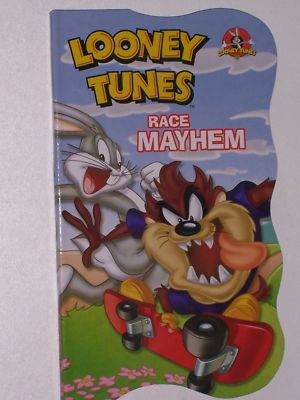 LOONEY TUNES ''RACE MAYHEM'' GEFORMTES BRETTBUCH