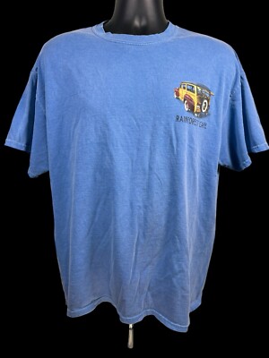 Blue Double Sided Rainforest Cafe Graphic Orlando, Florida Souvenir Tee ...