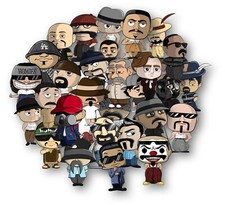 30-Pc Lil Cholo Sticker Pack - Funny Chicano Cholo Decals - All-Season Vinyl