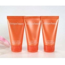 Lot of 3 Clinique Happy Body Cream 1.0 oz/30 ml Each NWOB