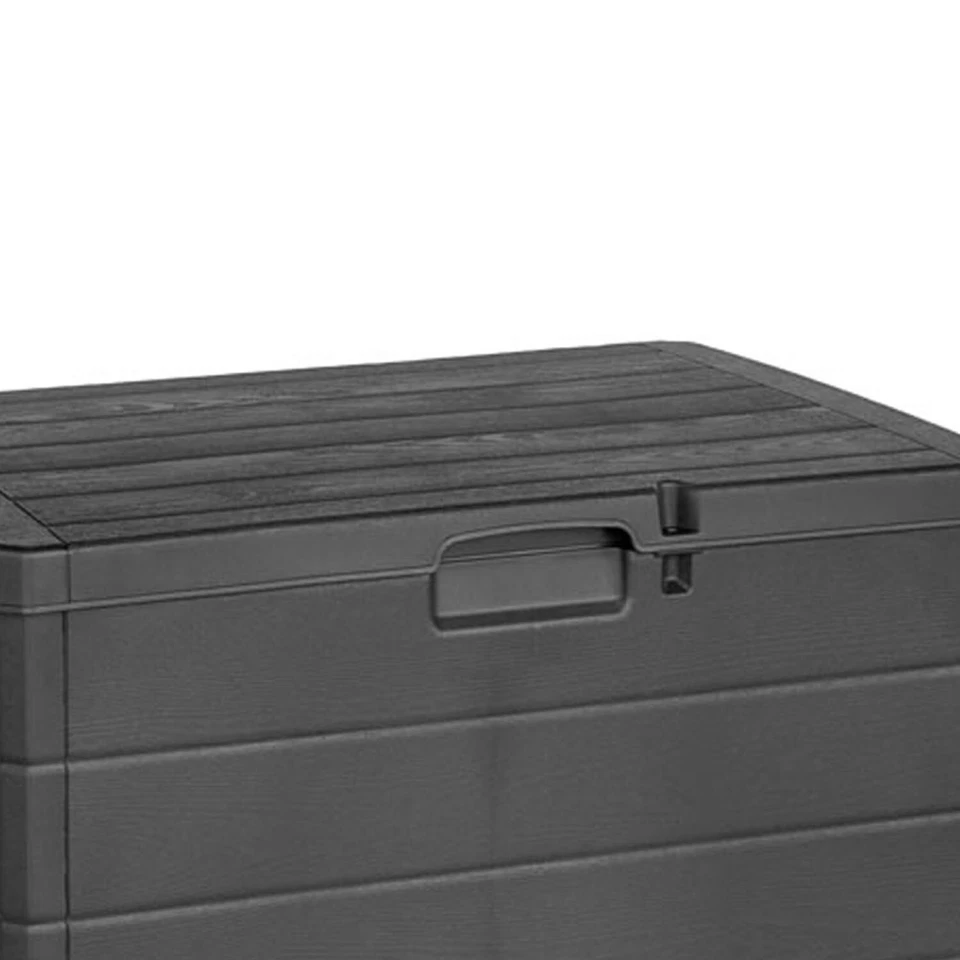Kissenbox Auflagenbox Sitzbank für Gartenbox Gartentruhe Anthrazit 170L - Bild 2 von 3