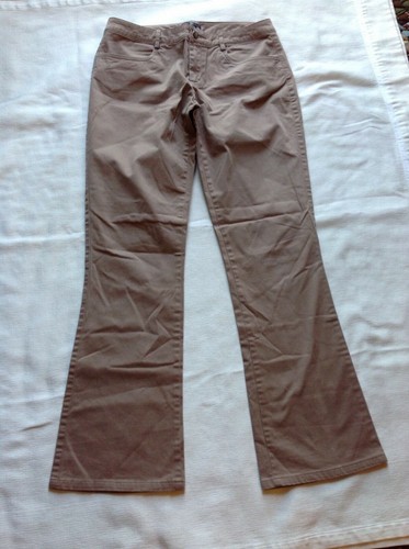 WOMENS GAP STRETCH BOOT CUT PANTS LIGHT 