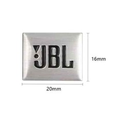 JBL Speaker Replacement Brushed Aluminum Badge Emblem Logo