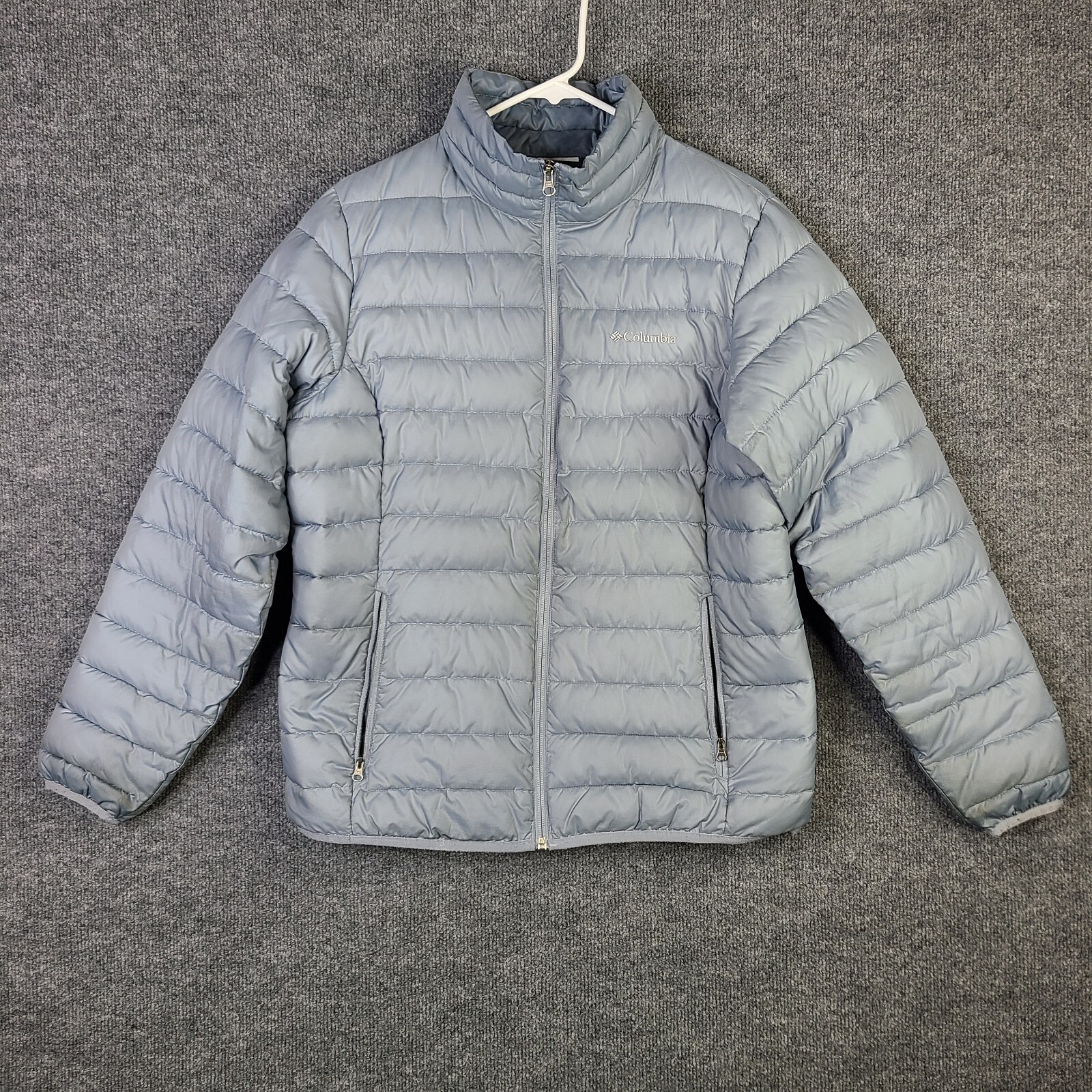 Columbia Puffer Jacket Women's M Ice 