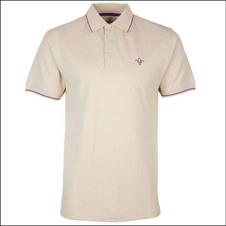 Scouts Adult Network Unisex Polo Shirt Stone