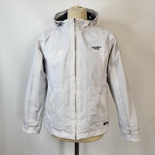 Geographical Norway Ehite Baran/rain Coat Womens Size 3 - Uk 12/14
