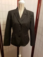 Sag Harbor Black Pin Striped Blazer Women's Size 10