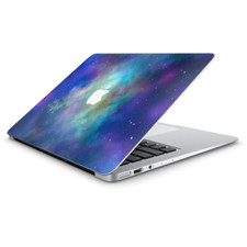 Skin Decal Wrap for Macbook Air 13 Inch 13" - lavender blue purple galaxy