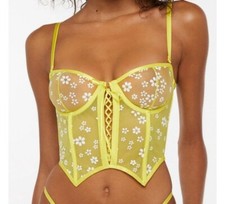 Savage X Fenty Size 4X PUFF DAISY UNLINED BUSTIER
