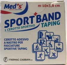 Farmac-zabban Cerotto Meds In Tela Bianca Sportivo 1000x3,8cm