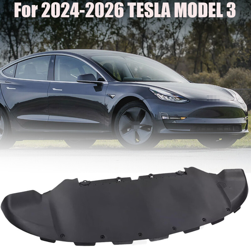 Tesla Model 3 ボディカバー For 2024 2025 2026 TESLA MODEL 3 FRONT BUMPER LOWER SPLASH SHIELD
