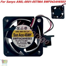 Fanuc Drive Cooling Fan For Sanyo A90L-0001-0575 A 9WF0424H6503 DC24V 0.09A