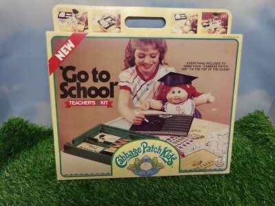 KOHL PATCH KINDER GEHEN ZUR SCHULE LEHRER SET VINTAGE