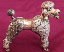 Vintage Sterling Silver Poodle Paperweight Kirk & Son 1970-1973 112 gm Retired