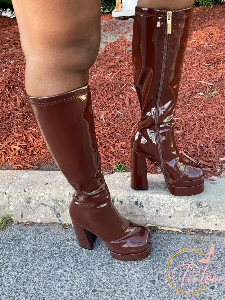 Brown Platform Boots Bratz Style eBay