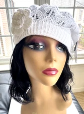 Women's Spring Summer Fall Winter Crochet Knit Slouchy Beanie Beret Cap Hat