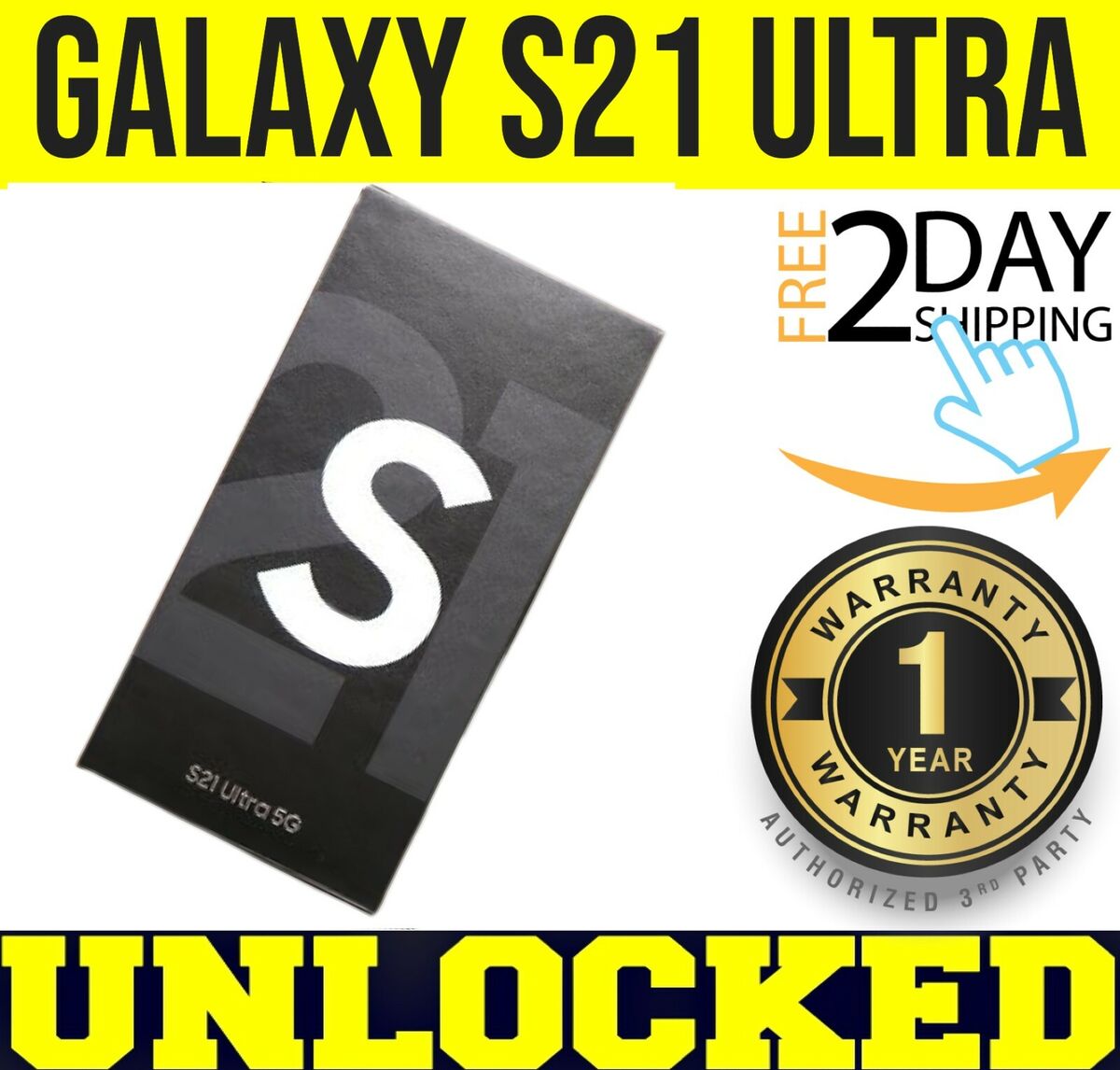  Samsung Galaxy S21 Ultra 5G SM-G998U1 256 GB 12 GB RAM