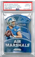 2015 Panini Prizm Matthew Stafford Air Marshals - Prizm PSA 10