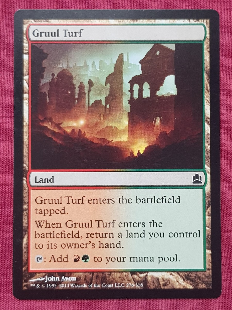 Magic The Gathering COMMANDER GRUUL TURF land card MTG | eBay