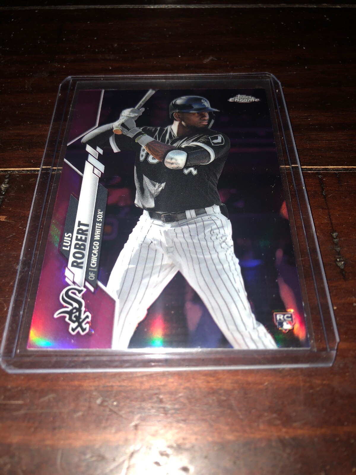 2020 Topps Chrome - Luis Robert #60 Pink Refractor (RC)