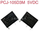 10pcs New PCJ105D3M 5VDC TE Relay 4Pins