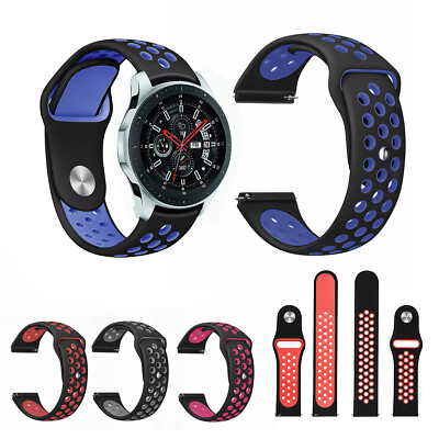 22MM Bands Soft Silicone Replacement Band for Galaxy Watch 3 45mm Gear S3 Watch