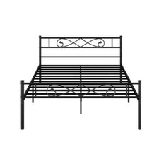 Heavy Duty Metal Bed Frame Platform Slat Support w/Headboard Twin/Full/QueenKing