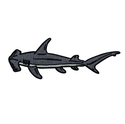 #ad Hammerhead Shark Embroidered Iron on Patch $5.00