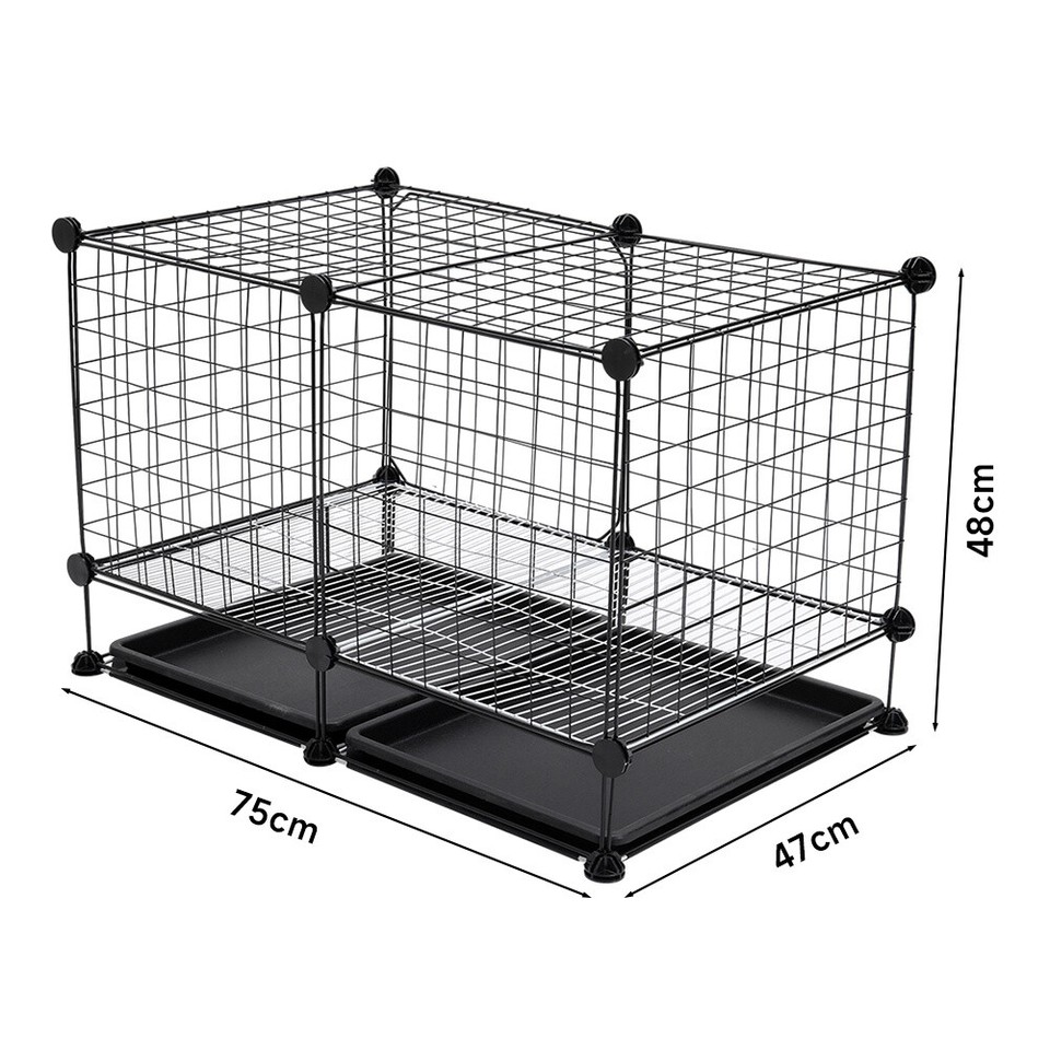 Pet Dog Cage Puppy Training Crate Carrier Small Medium Large XL XXL