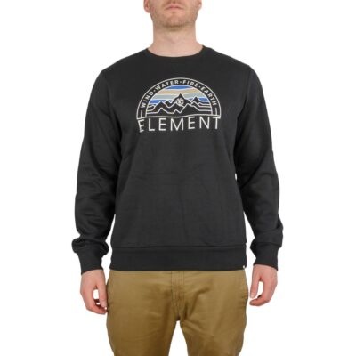 Element Odyssey Crew Pullover - Flint Schwarz