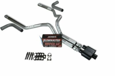 Dodge Ram 1500 19-25 3'' Dual Exhaust Kits Flowmaster Super 10 Side Exit