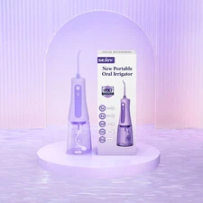 Dental Flosser Total Oral Cleaning Water Flossing Dental Hydroelectric PURPLE