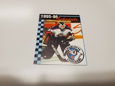RS20 Charlotte Checkers 1995/96 Minor Hockey Pocket Schedule - Icehouse