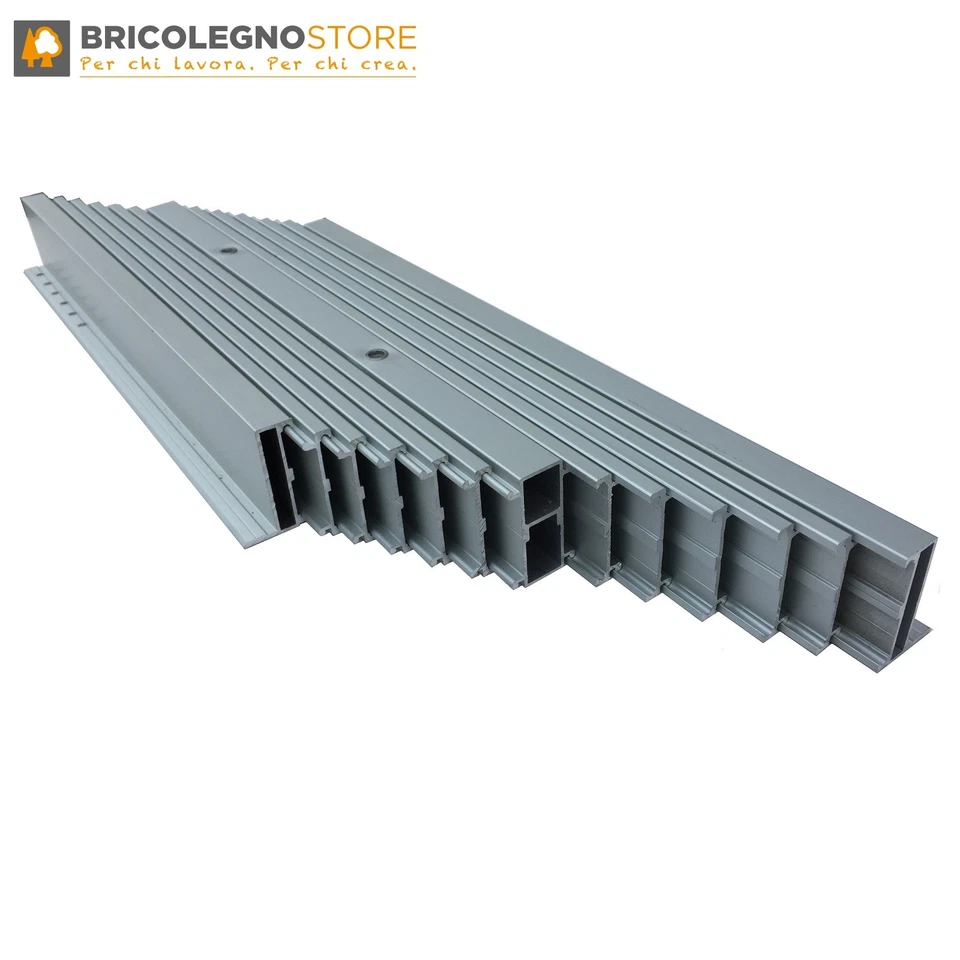 Guide Allungabili Telescopiche Tavoli Consolle Estensibili 10 e 12 elementi - Immagine 3 di 4