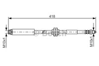 Bosch 1 987 481 058 Brake Hose For Mazda Volvo Volvo (Changan)