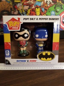 Funko POP Salt & Pepper Shakers DC Batman & Robin Legion of Collectors | eBay