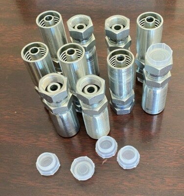10 PK FEMALE PIPE SWIVEL 1/2'' hose with 1/2'' threads 08U-058 hydraulic fitting