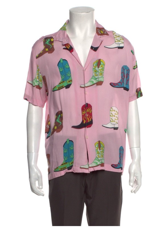 Palace Skateboard 2022 Boots Collection Button Down Pink M